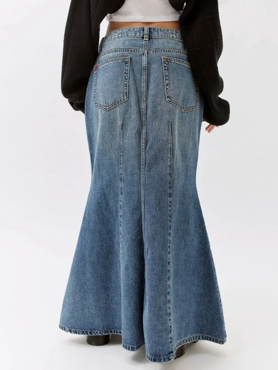Urban Outfitters BDG Kendall Denim Maxi Skirt - Picture 2 of 5